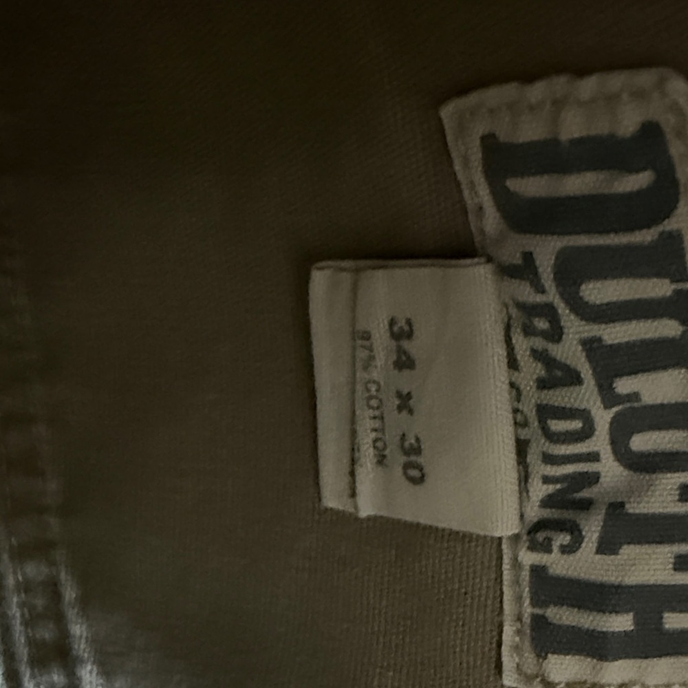 Duluth Trading Co Men's Tan Pants